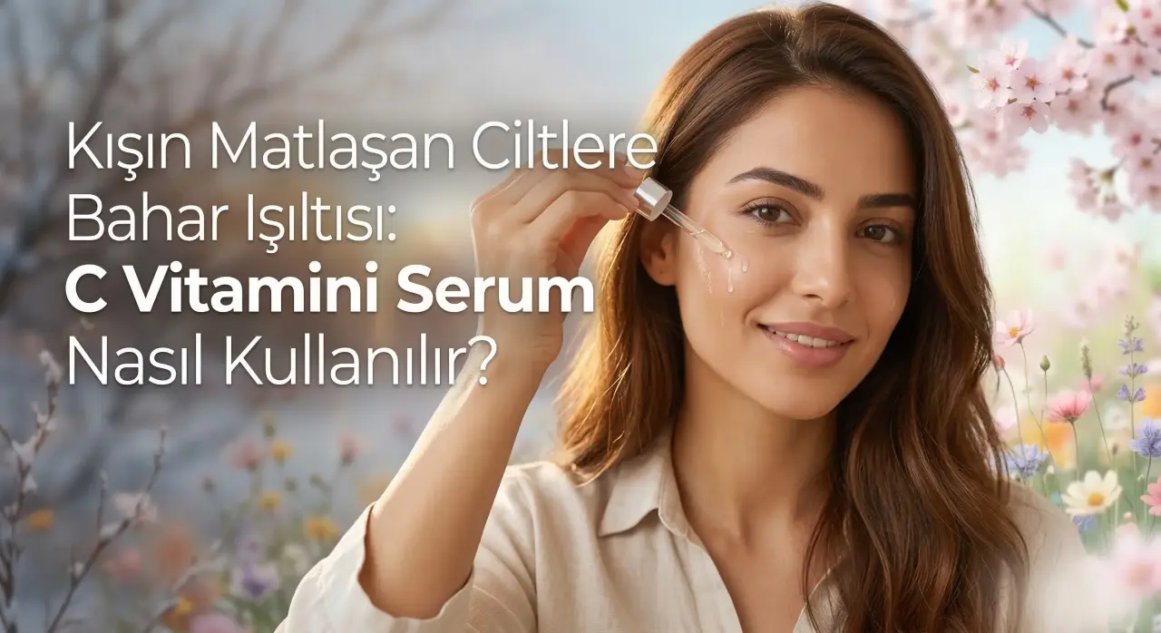 Kışın Matlaşan Ciltlere Bahar Işıltısı: C Vitamini Serum Kullanımı Nasıldır?